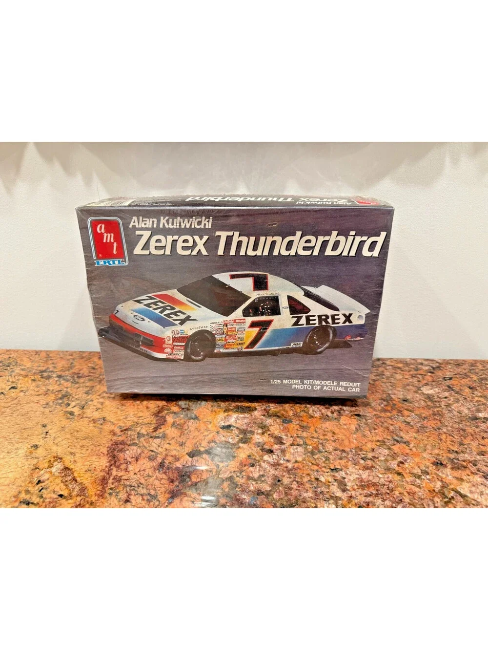 Vintage AMT Ertl Alan Kulwicki Zerex Thunderbird Model Kit
